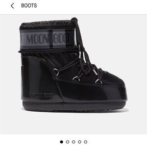 Moon Boot Black Winter Boots